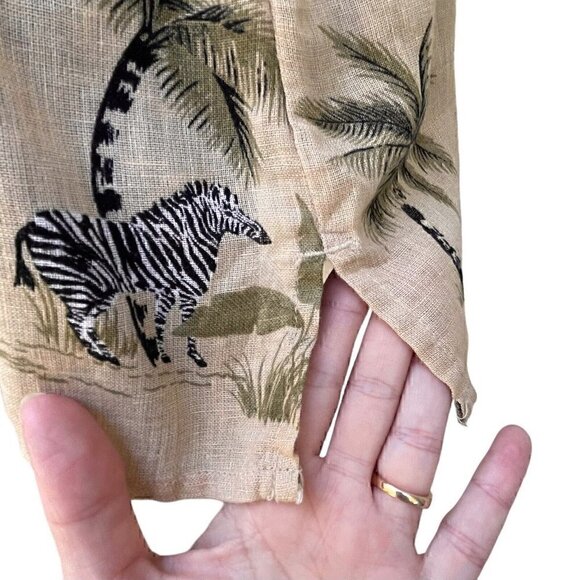 NWT Sleeveless Camisole Linen Blend Safari Design Button Front Women S Old Navy - Picture 7 of 13